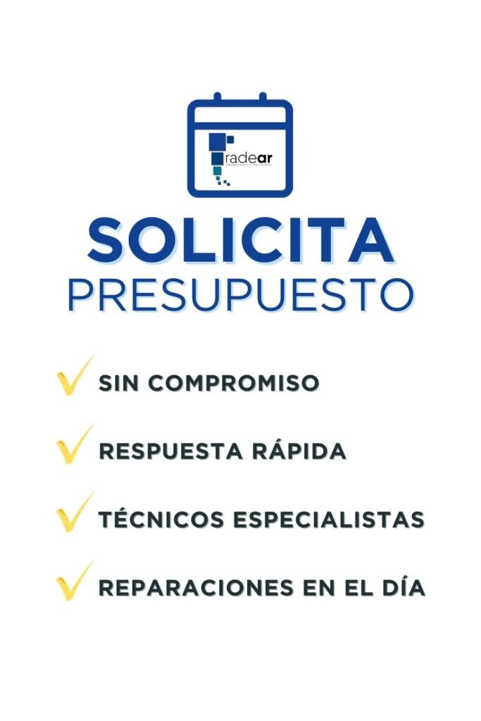 Solicita presupuesto de reparación